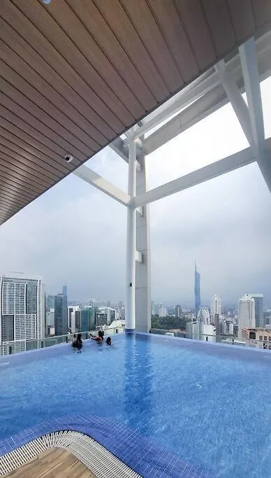 Col 31A 1Bedroom Balcony Infinity Pool Klcc View Kuala Lumpur Malezja